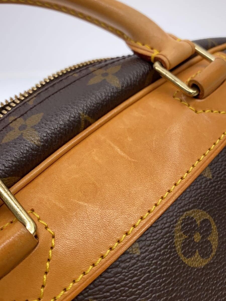 LOUIS VUITTON 1) Trouville Monogram Canvas PVC BRW Allover Pattern M42228 7