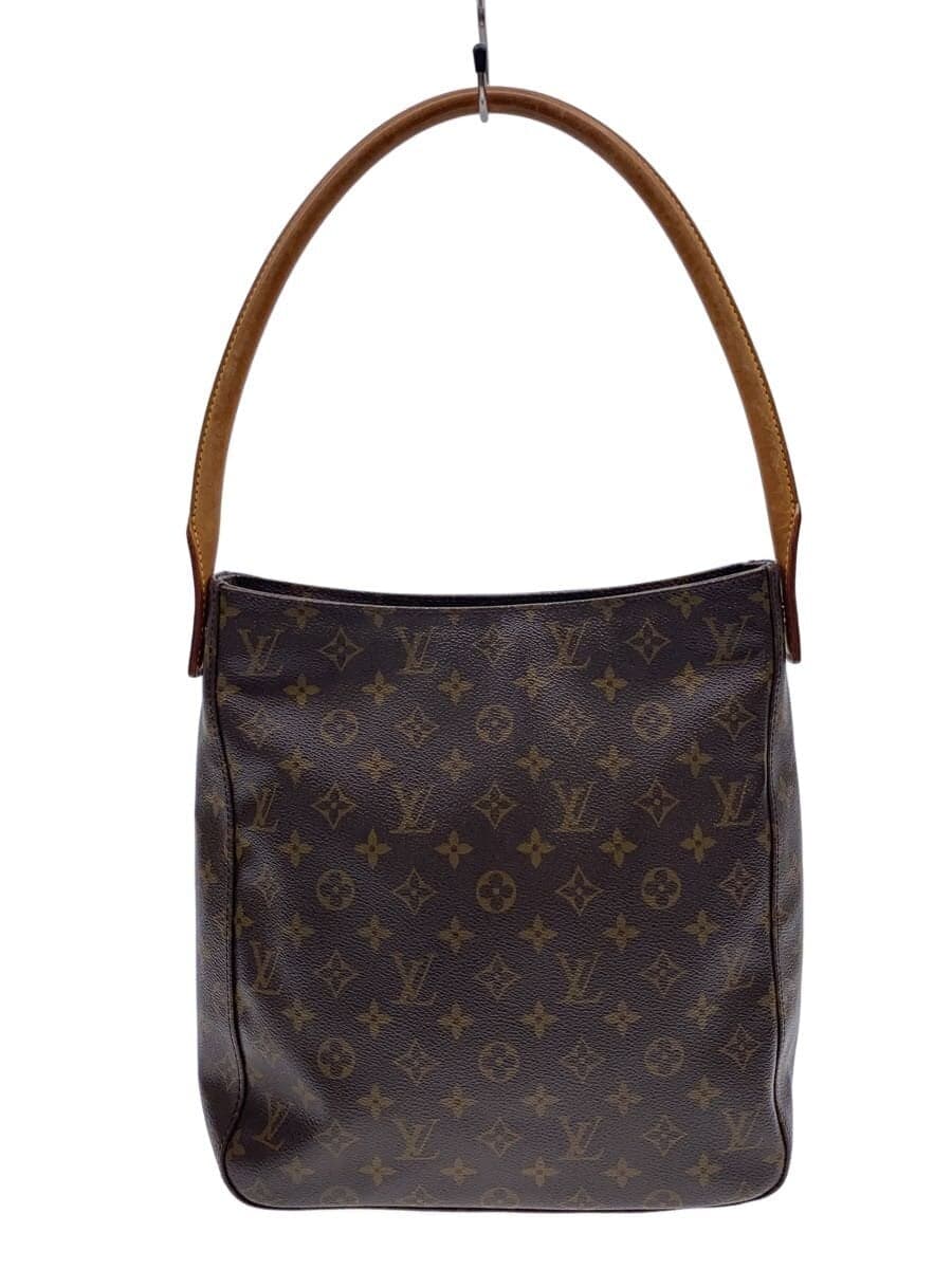 LOUIS VUITTON Looping GM Monogram Canvas PVC BRW M51145