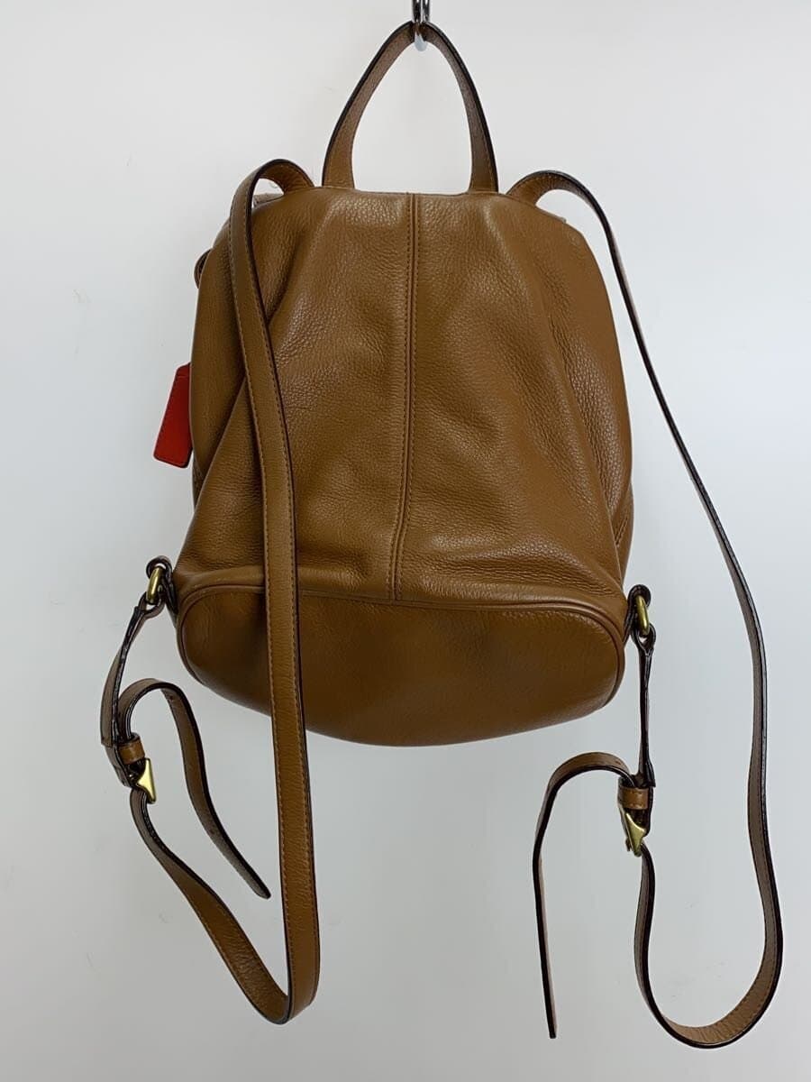 COACH Backpack Leather BRW Solid F24385 3