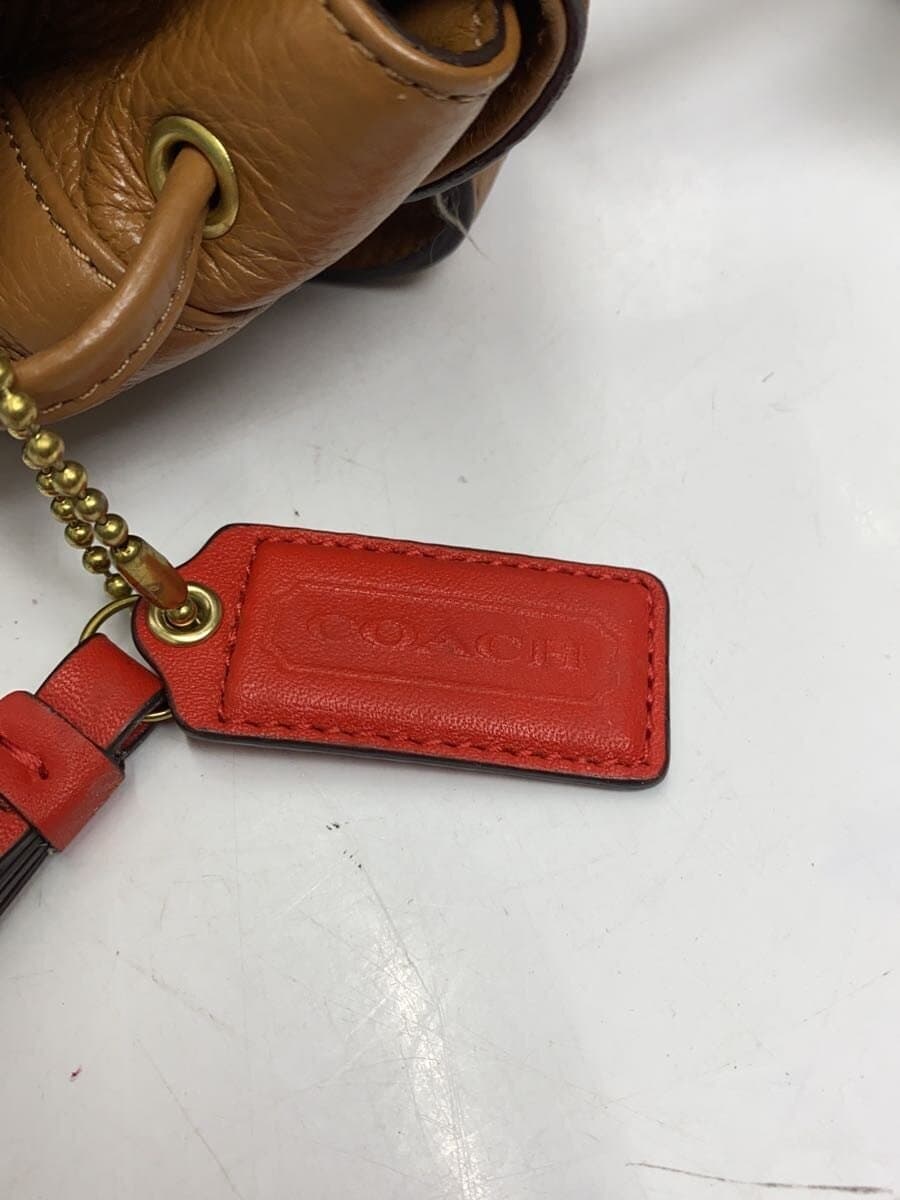 COACH Backpack Leather BRW Solid F24385 5