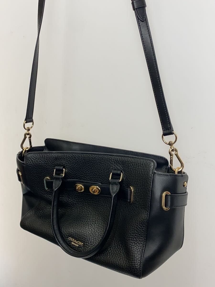 COACH Blake Carryall 25 Leather BLK 2