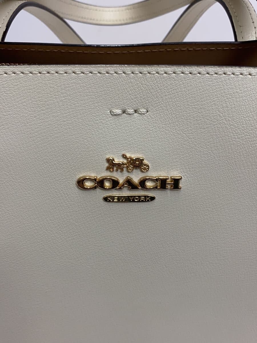 COACH Abbey New Carryall_Ivory Leather 5