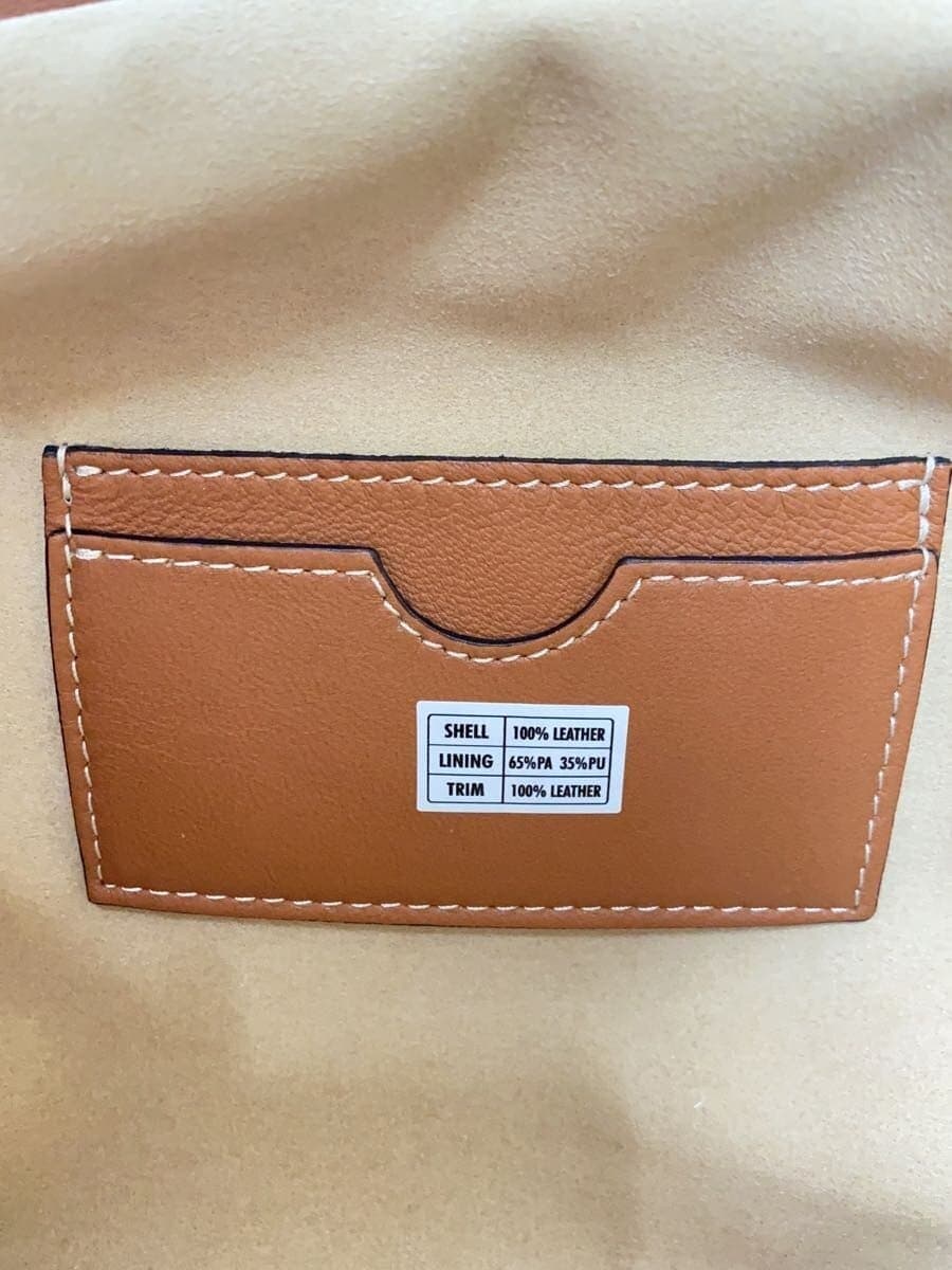 BANANA REPUBLIC clutch bag leather BRW plain with tag 7