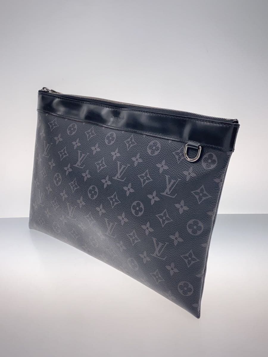 LOUIS VUITTON Pochette Apollo Monogram Eclipse PVC BLK M62291 2