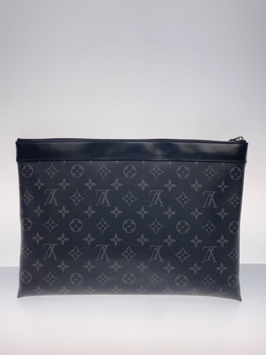 LOUIS VUITTON Pochette Apollo Monogram Eclipse PVC BLK M62291 3