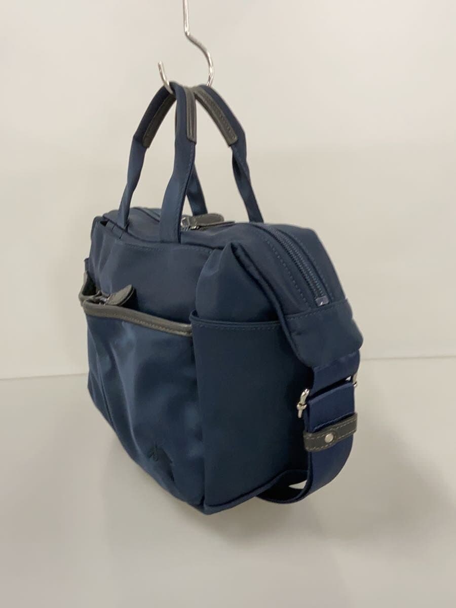 Kitamura Shoulder Bag Nylon NVY Solid 2