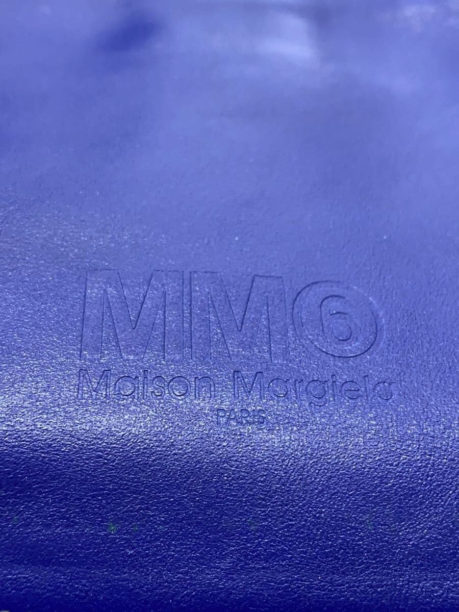 MM6 Tote Bag Cowhide BLU Solid S41WC0009 SX9286 5