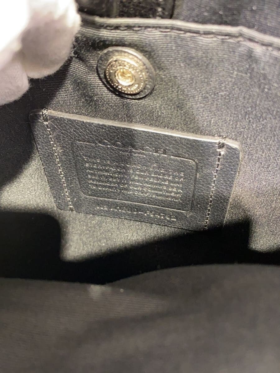 COACH shoulder bag leather GRY A1880-F54782 5