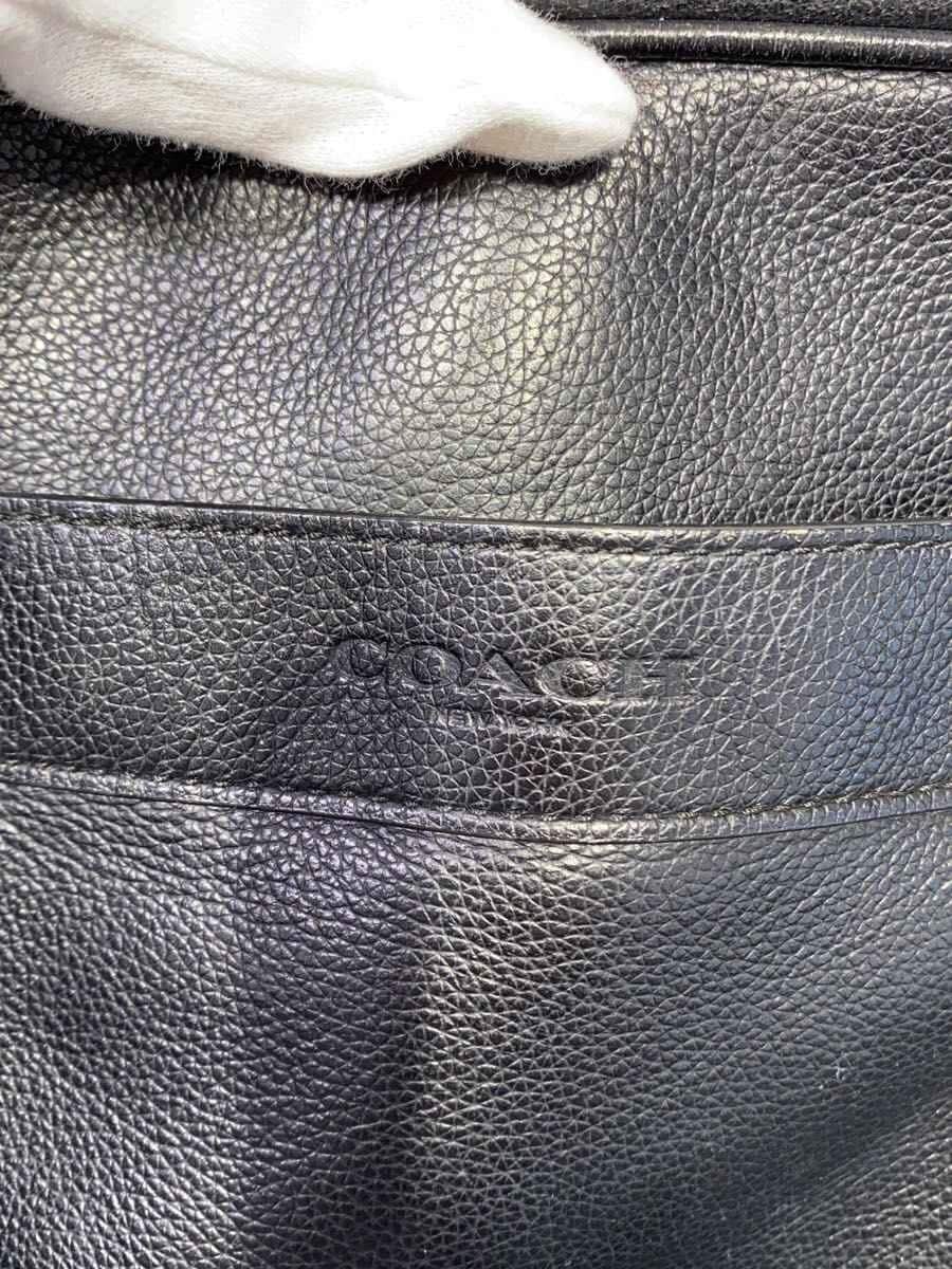 COACH shoulder bag leather GRY A1880-F54782 7