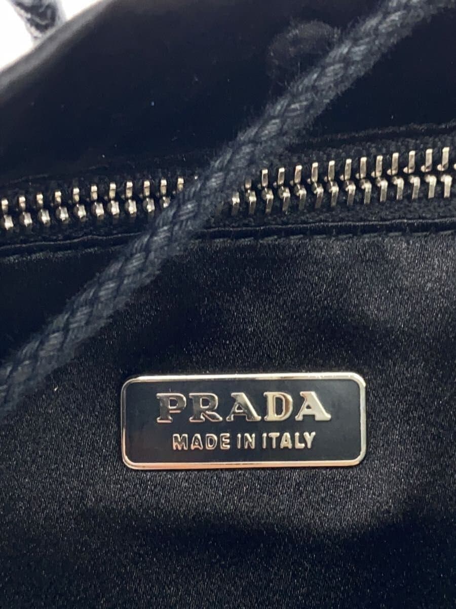 PRADA handbag nylon BLK 5