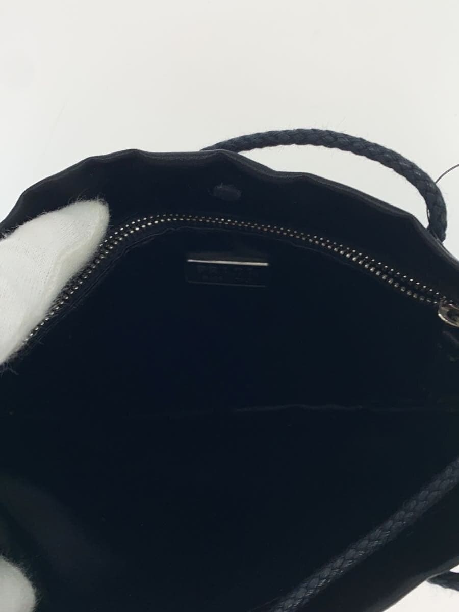 PRADA handbag nylon BLK 6