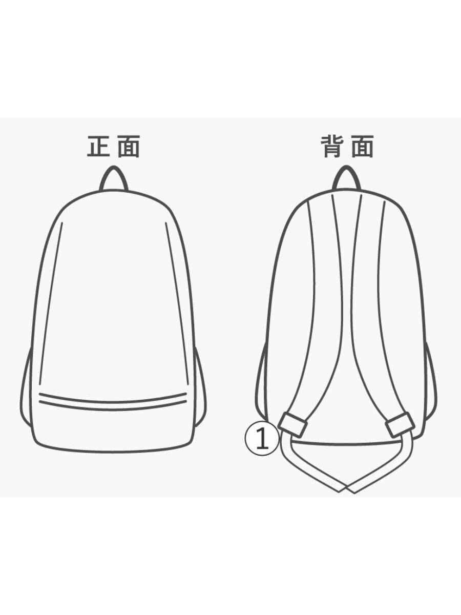 BRIEFING Backpack Nylon BLK Plain 8