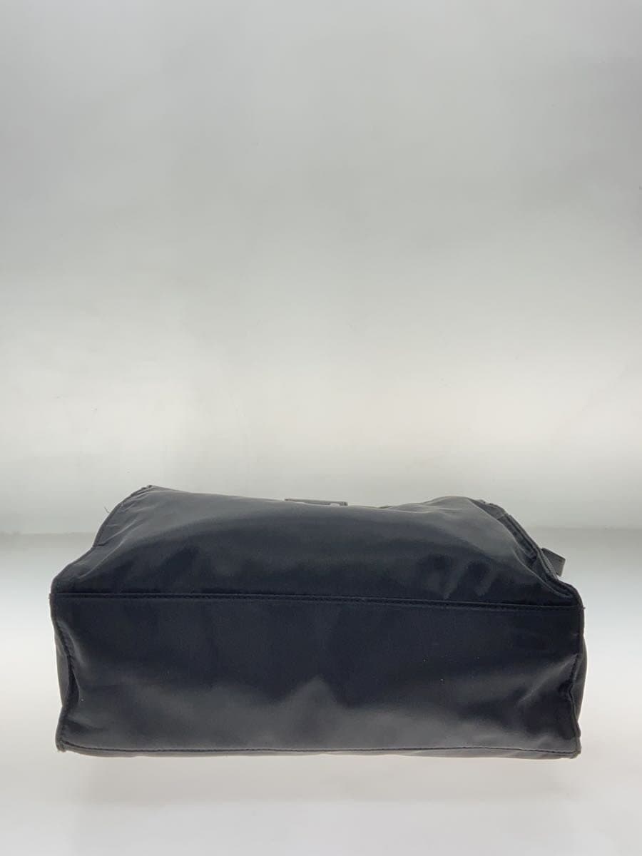 ear PAPILLONNER tote bag leather BLK plain 4