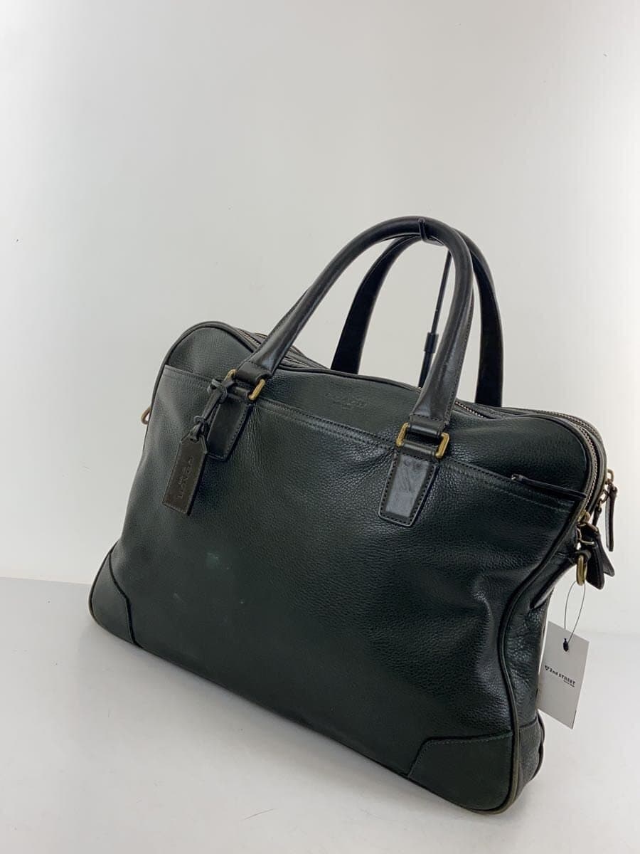 COACH Briefcase Leather BLK 70478 2