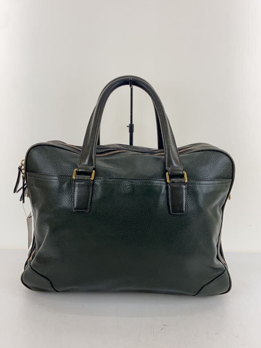 COACH Briefcase Leather BLK 70478 3