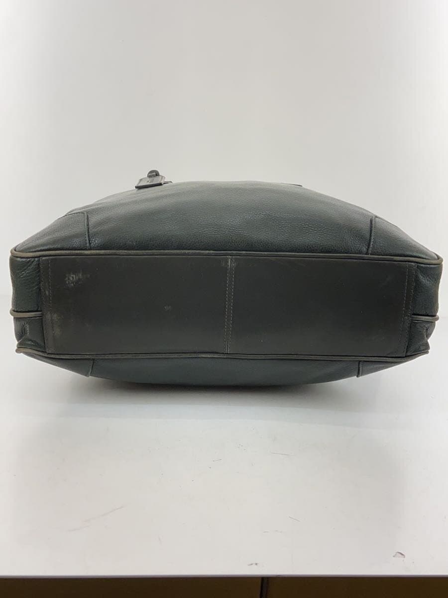 COACH Briefcase Leather BLK 70478 4