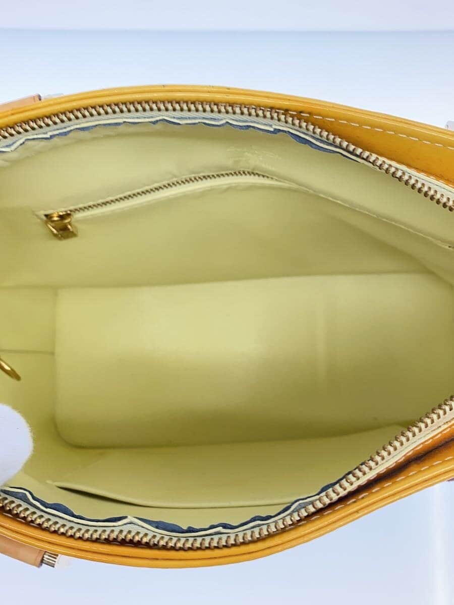 LOUIS VUITTON Houston _Monogram Vernis Patent Leather YLW 6