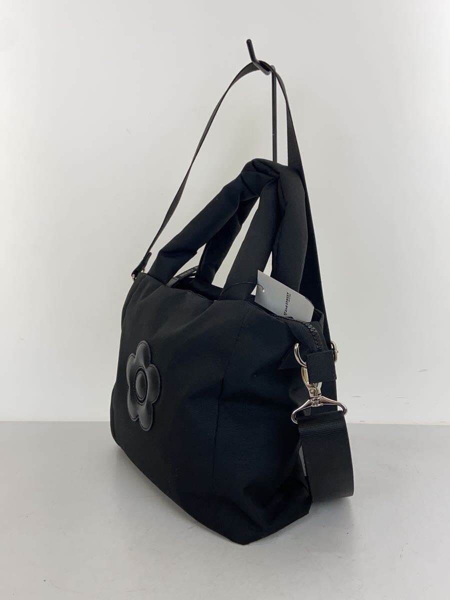 MARY QUANT Shoulder Bag Polyester Black 2