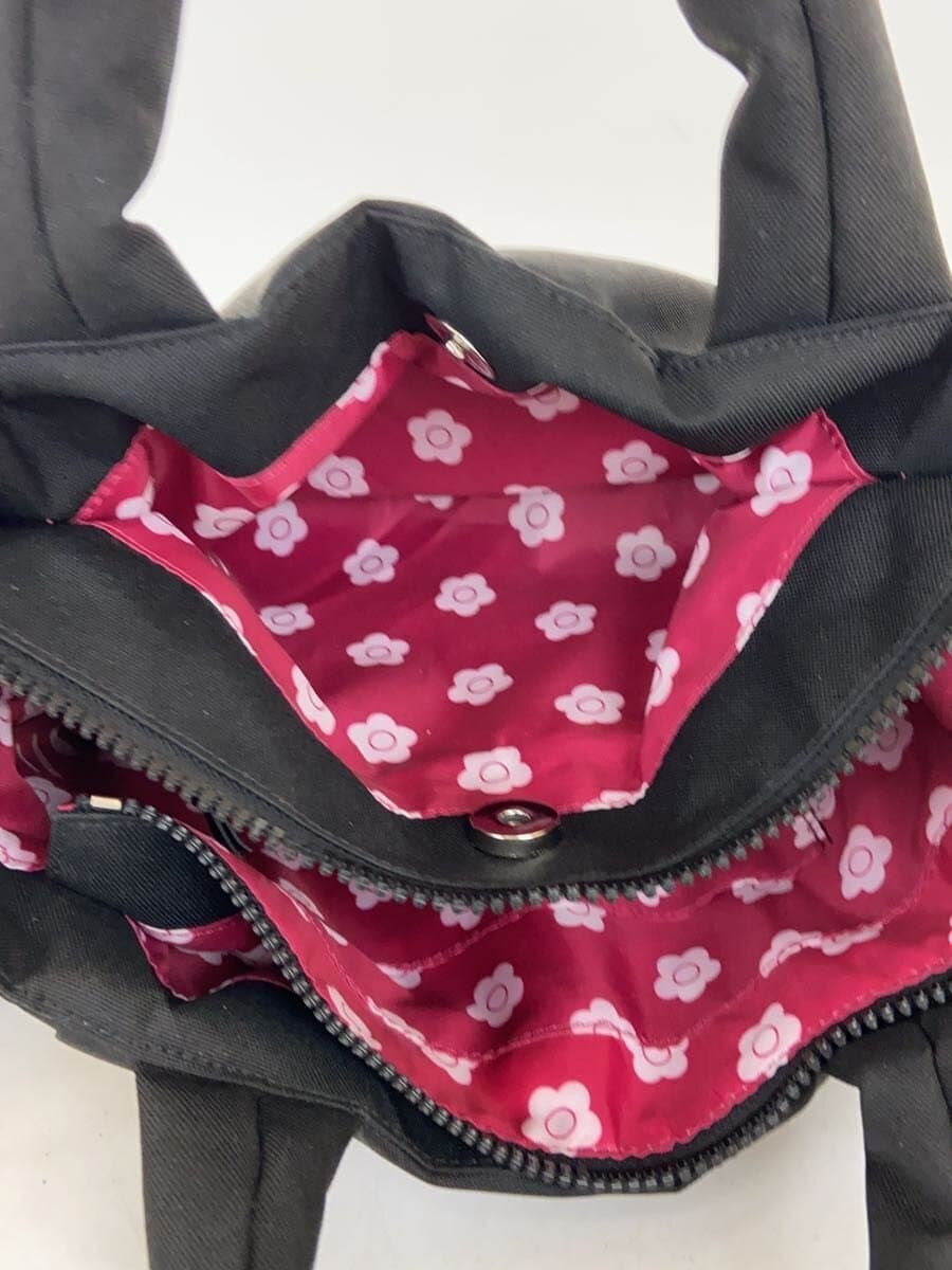 MARY QUANT Shoulder Bag Polyester Black 7