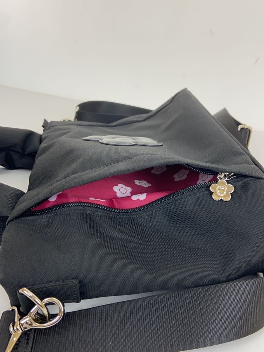 MARY QUANT Shoulder Bag Polyester Black 8