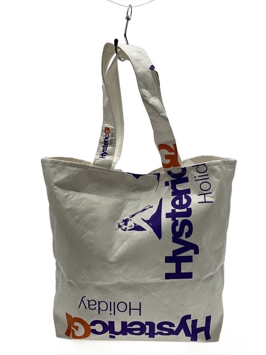 HYSTERIC GLAMOUR Paper Tote Bag With Tag WHT