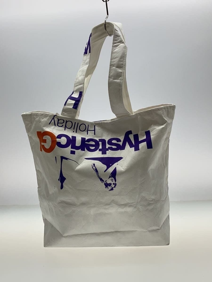 HYSTERIC GLAMOUR Paper Tote Bag With Tag WHT 3