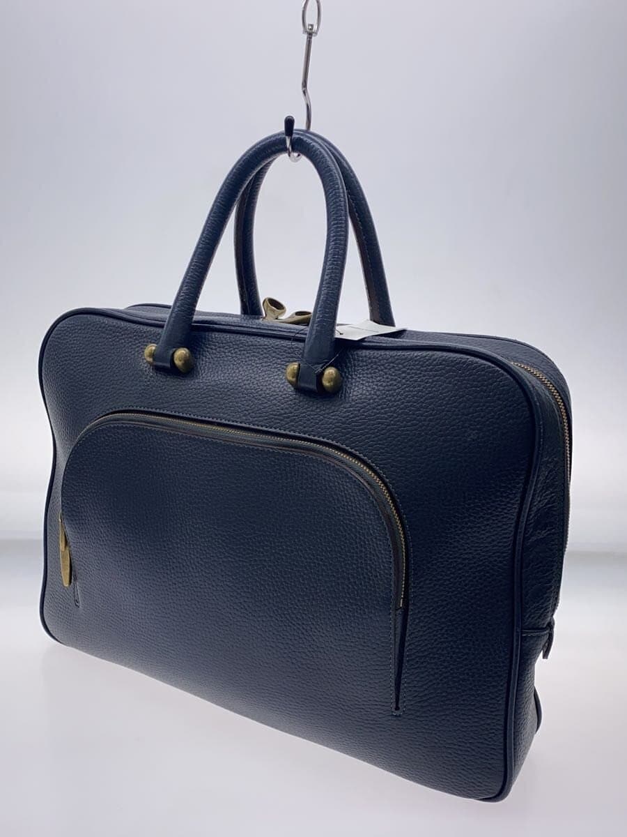 TOFF&LOADSTONE Tote Bag Leather Navy 2