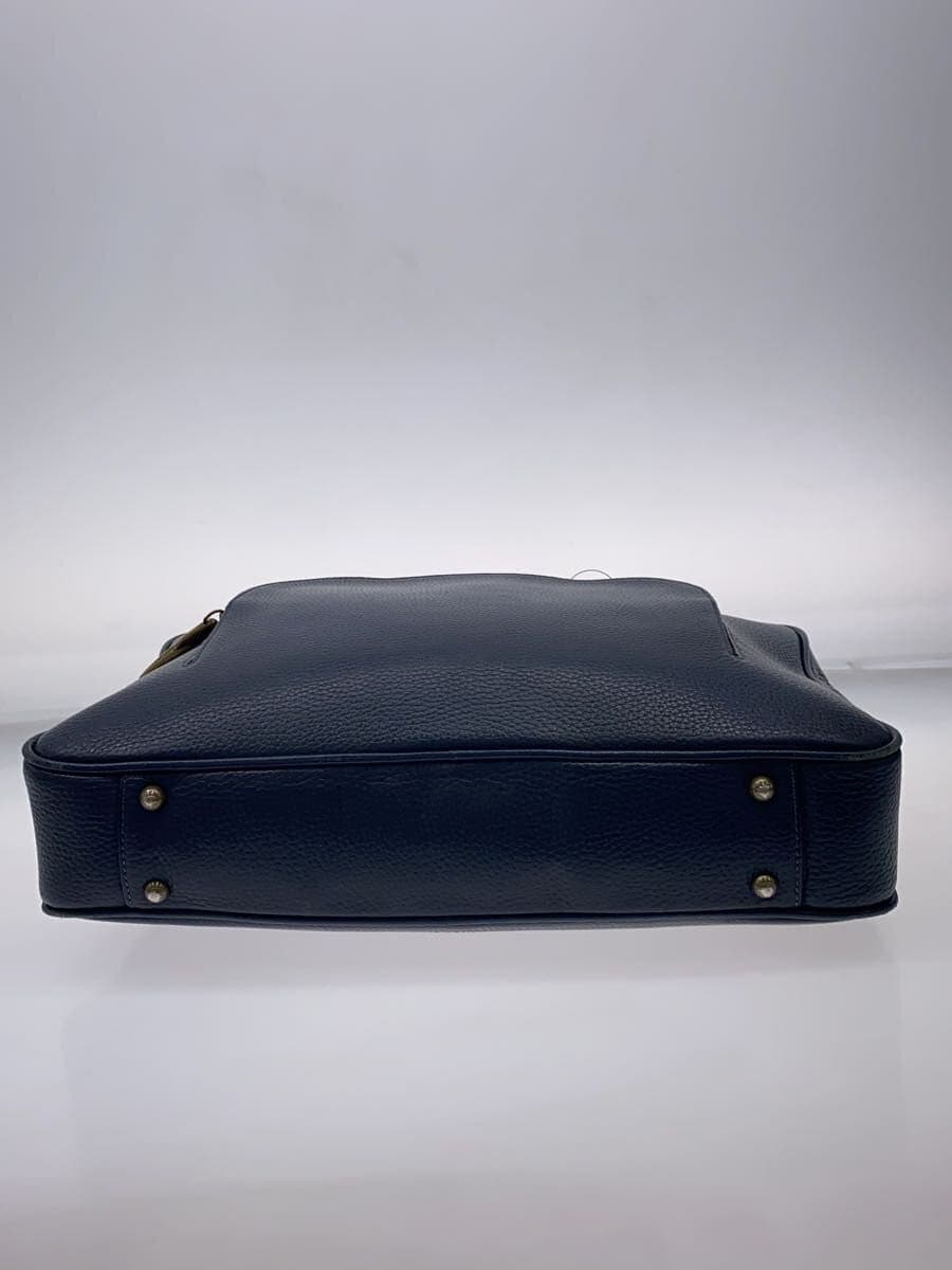 TOFF&LOADSTONE Tote Bag Leather Navy 4