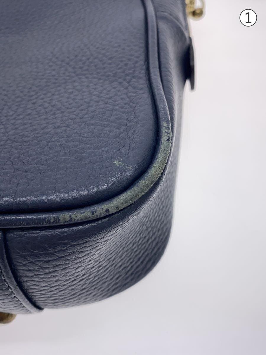 TOFF&LOADSTONE Tote Bag Leather Navy 7