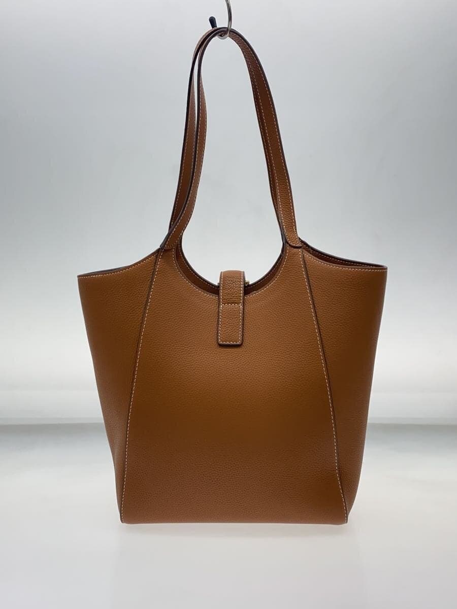 STACCATO Tote Bag Leather Camel Solid 3