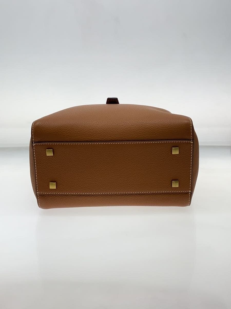 STACCATO Tote Bag Leather Camel Solid 4