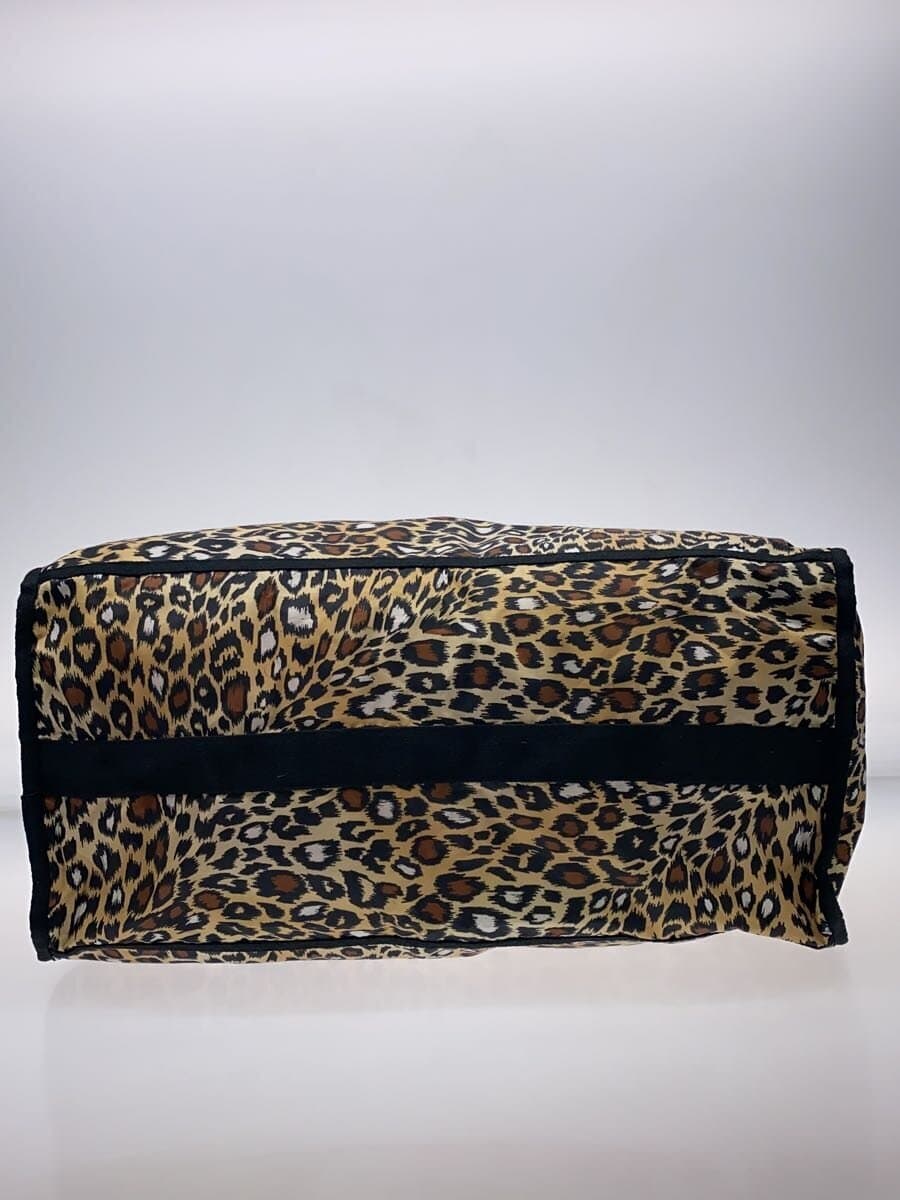 LESPORTSAC Boston Bag Nylon Yellow Leopard 4