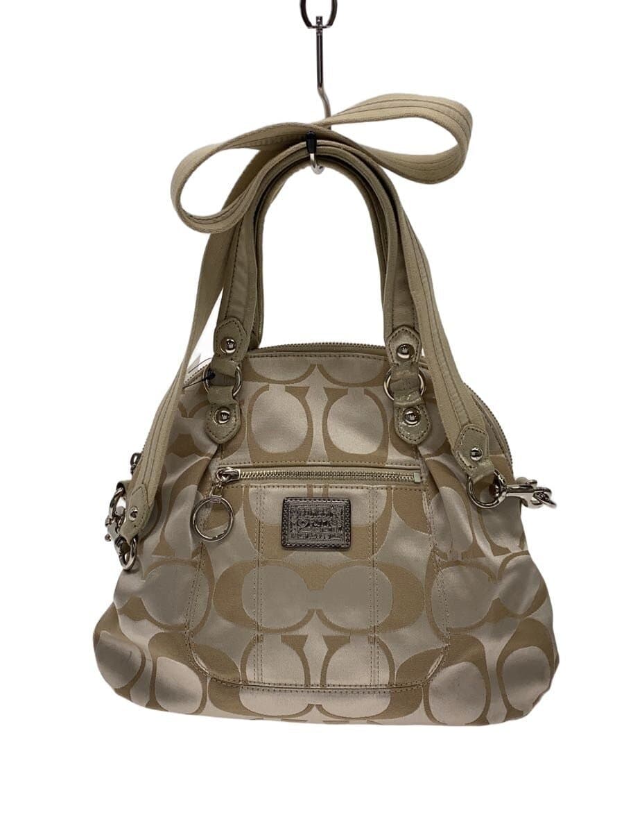 COACH Shoulder Bag BEG All Over Pattern 18708 2-Way Signature