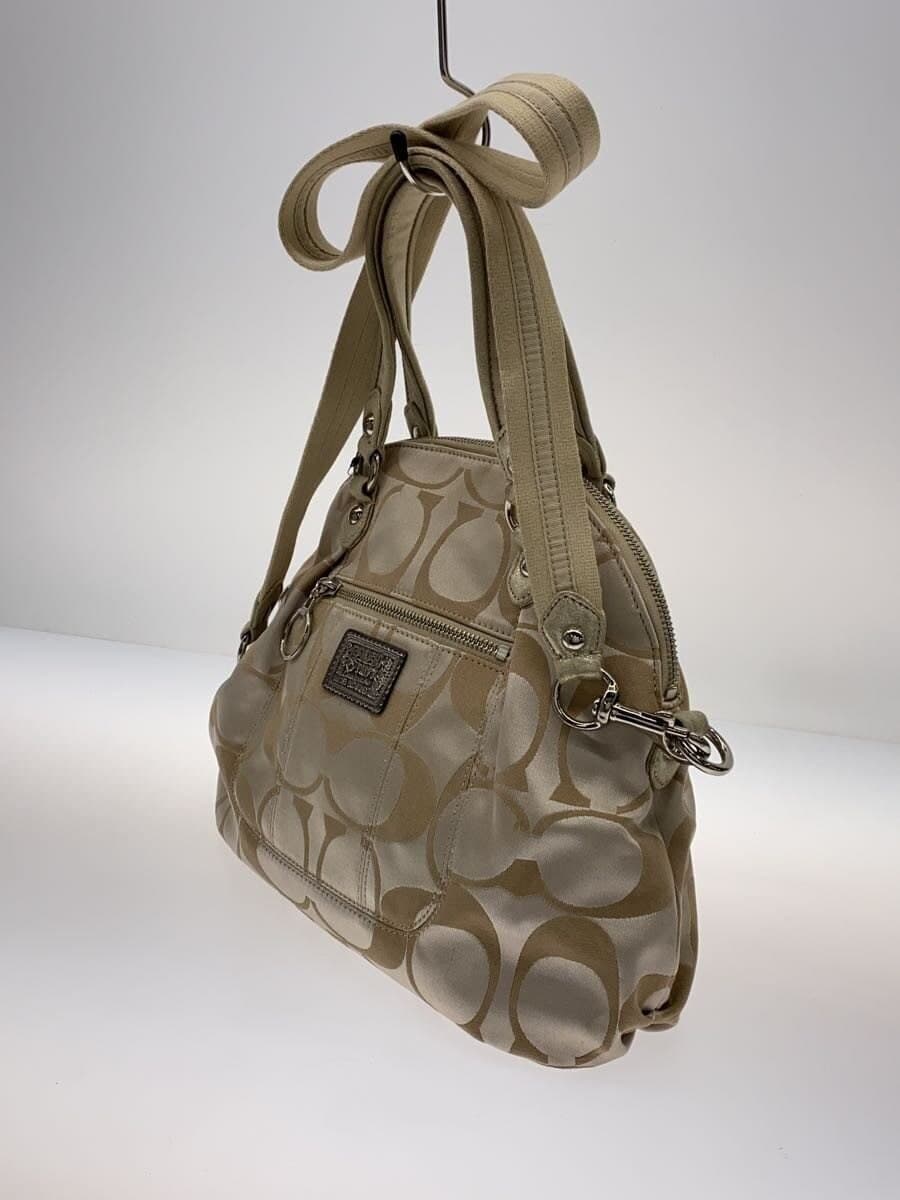 COACH Shoulder Bag BEG All Over Pattern 18708 2-Way Signature 2