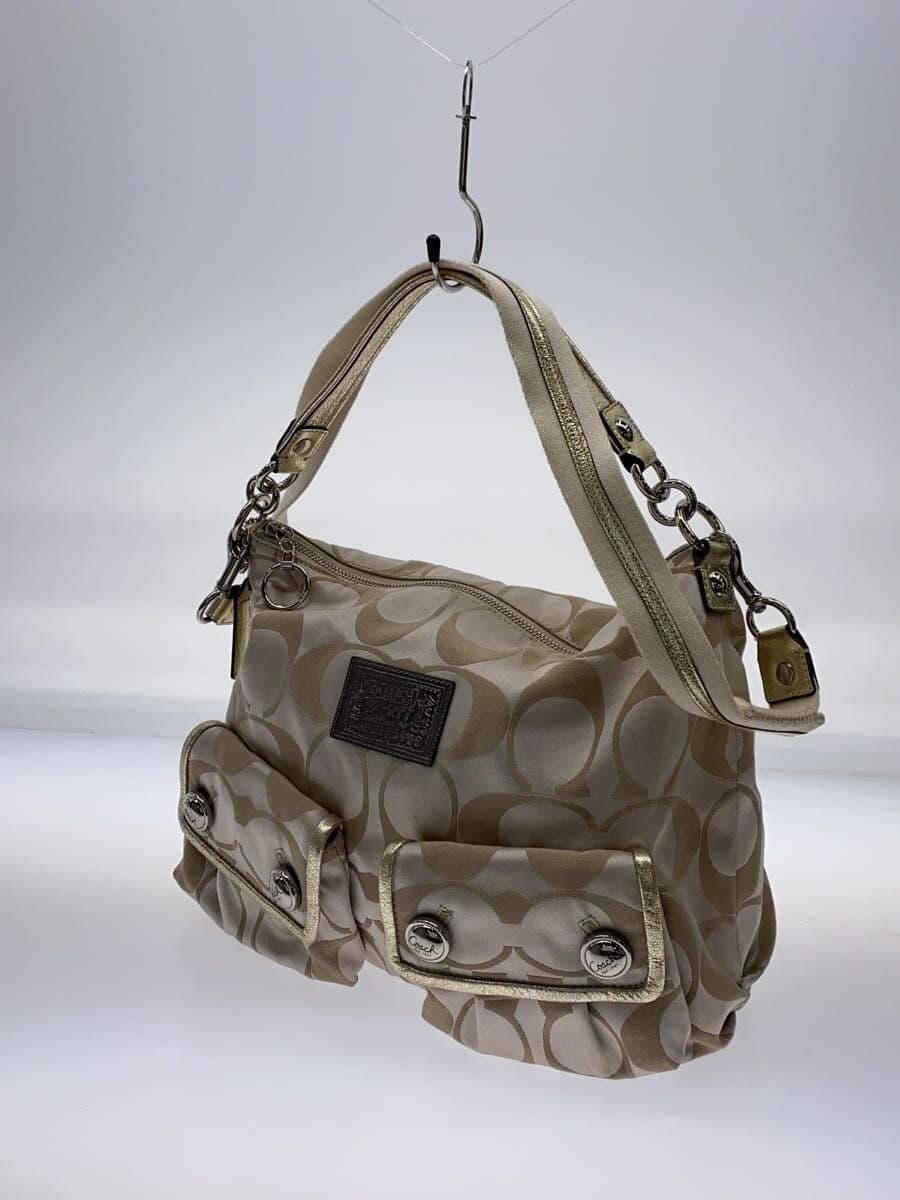 COACH Shoulder Bag BEG All Over Pattern f14570 2-Way Signature 2