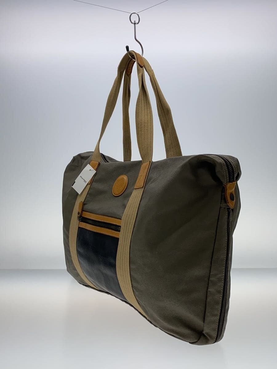 C.P. COMPANY 90s Boston bag Tote bag Leather GRY 2