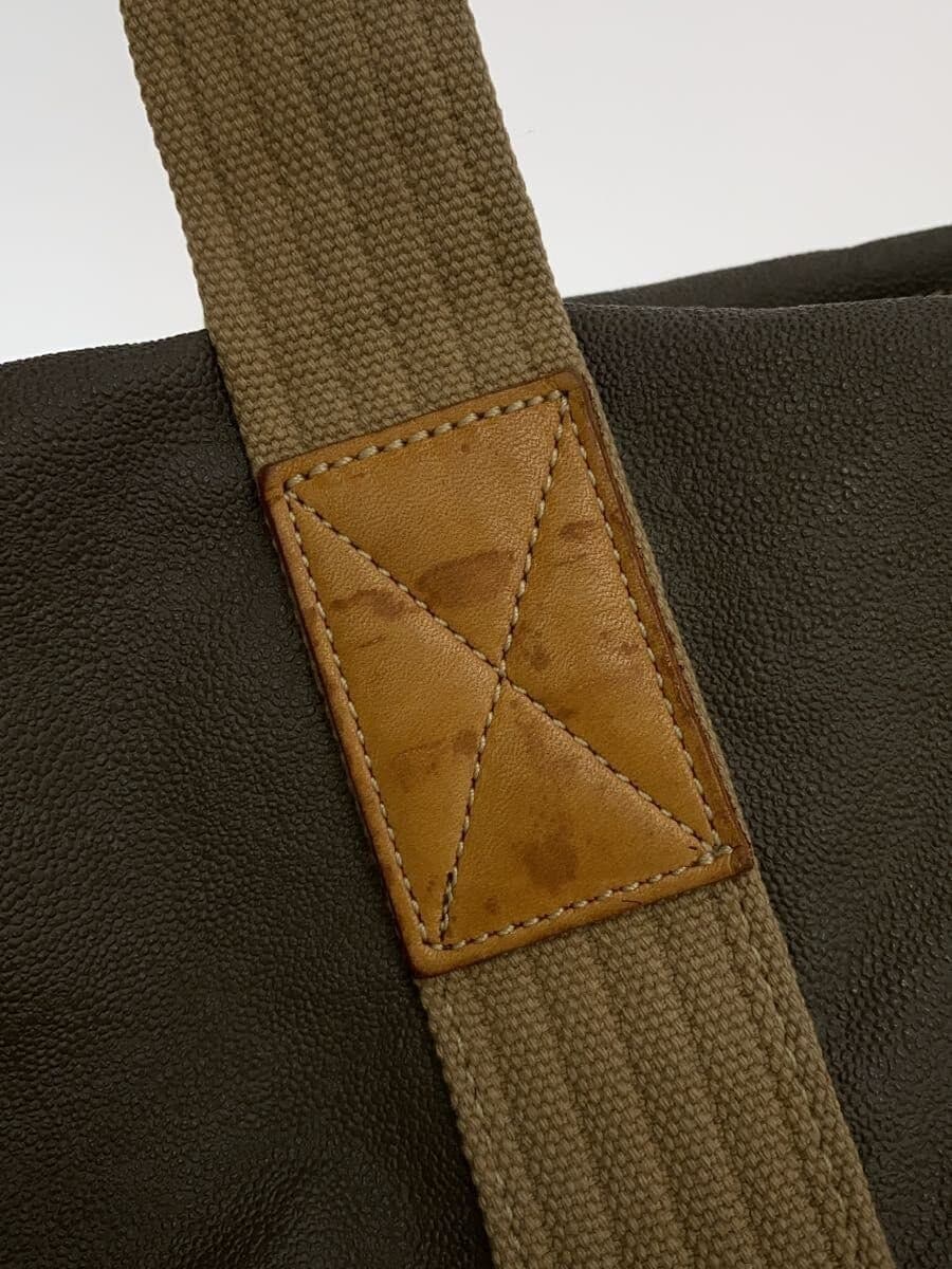 C.P. COMPANY 90s Boston bag Tote bag Leather GRY 7