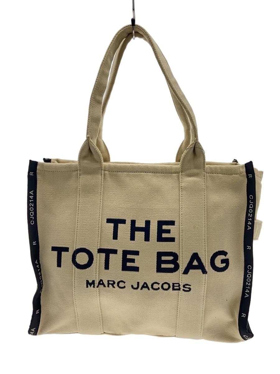 MARC JACOBS The Jacquard Tote Bag Canvas Beige M0017048