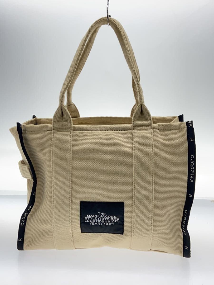 MARC JACOBS The Jacquard Tote Bag Canvas Beige M0017048 3
