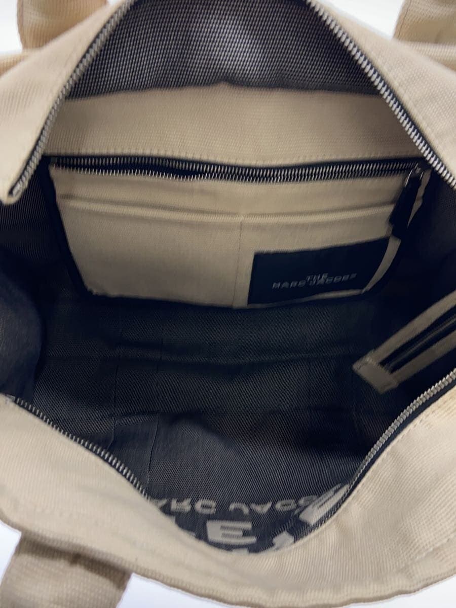 MARC JACOBS The Jacquard Tote Bag Canvas Beige M0017048 6