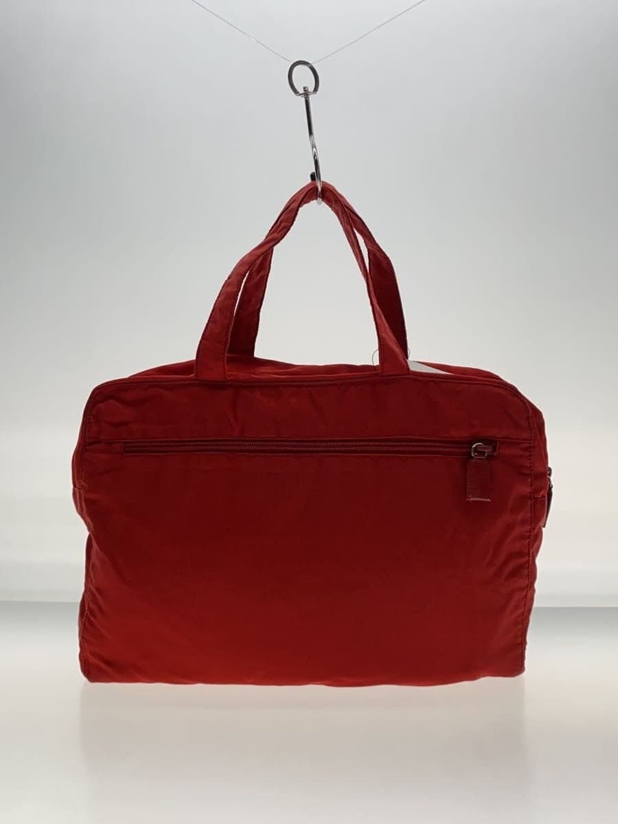 PRADA Handbag Nylon RED 3