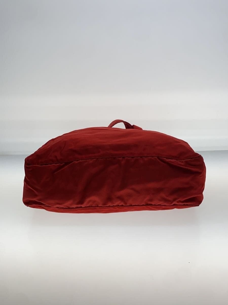 PRADA Handbag Nylon RED 4