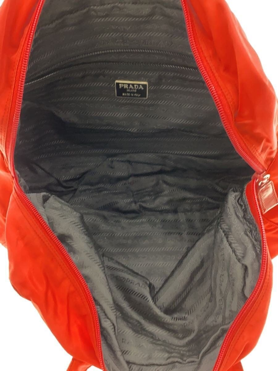 PRADA Handbag Nylon RED 6