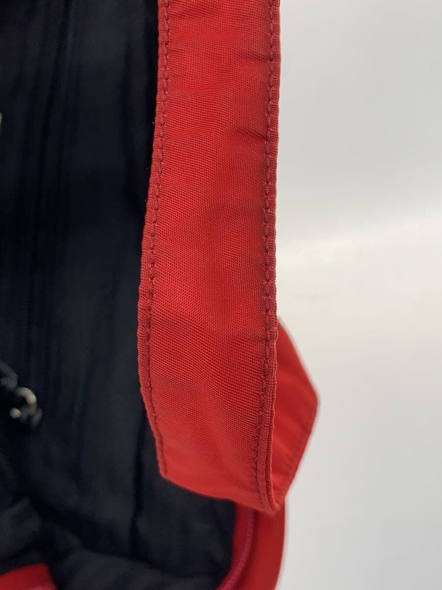 PRADA Handbag Nylon RED 8