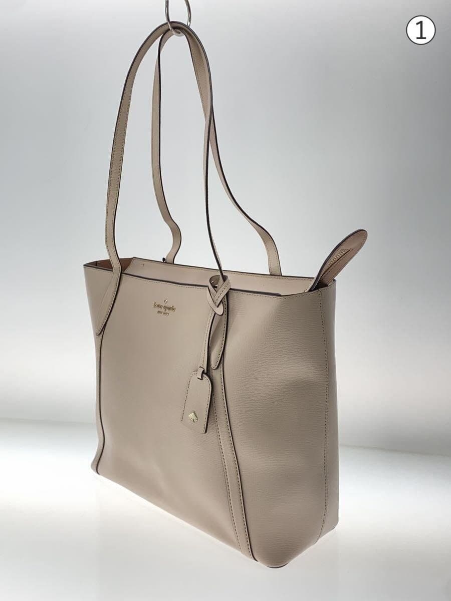 kate spade new york Tote Bag Leather BEG 2