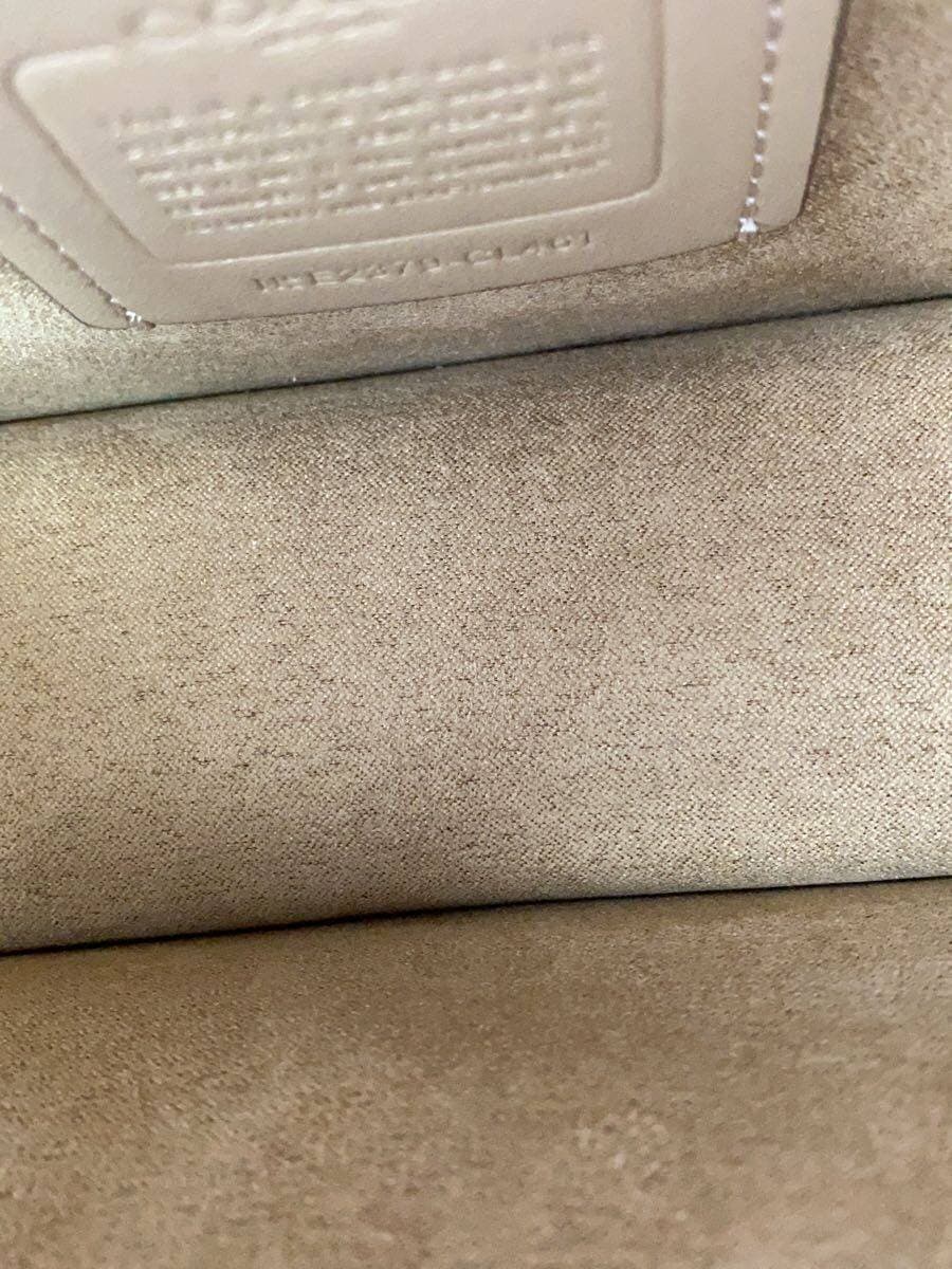 COACH Shoulder Bag Leather BLU cl-461 6