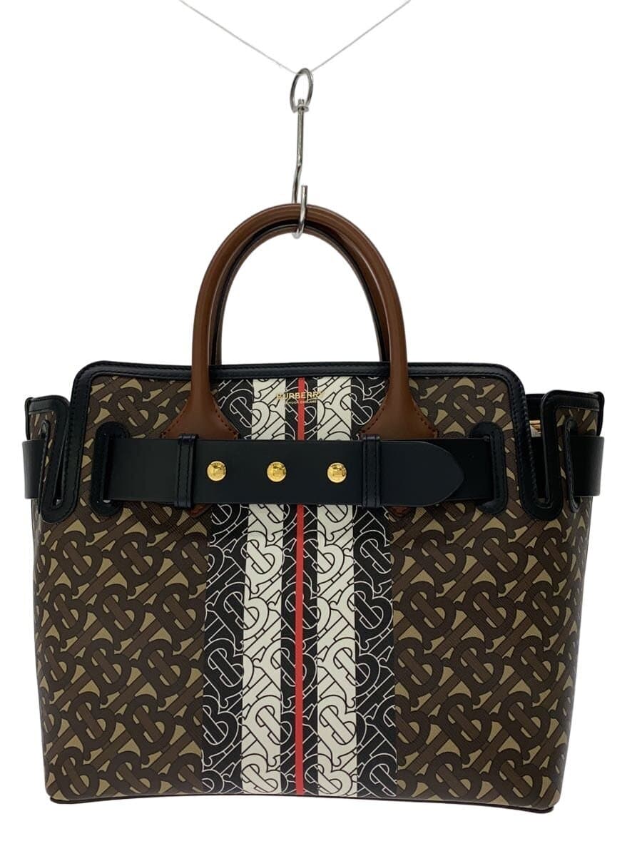 BURBERRY Tote Bag PVC BRW All Over Pattern