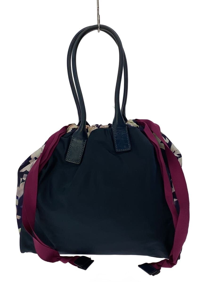 Paul Smith Tote Bag Nylon NVY Floral