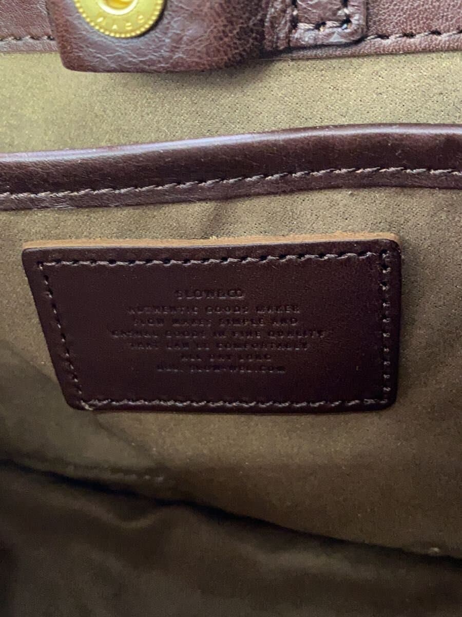 SLOW&CO Shoulder Bag Leather BRW 5