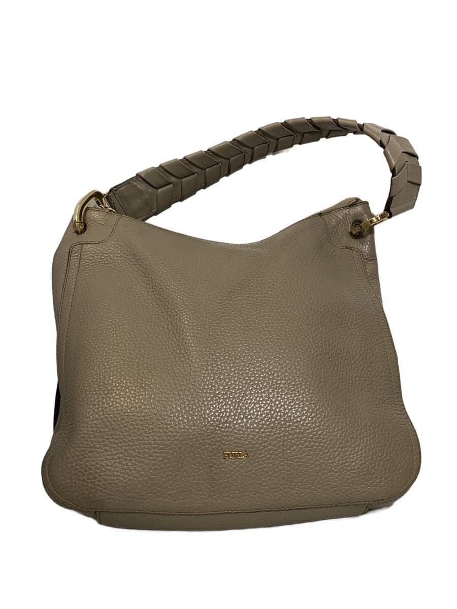FURLA Handbag Leather GRY